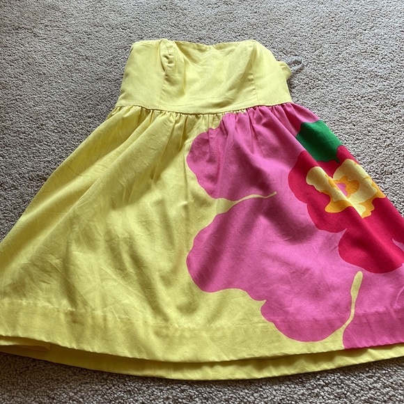 Lily Pulitzer strapless dress - Picture 2 of 6